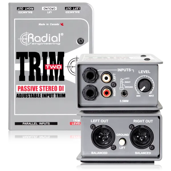 Radial Trim Two Stereo Direct Box