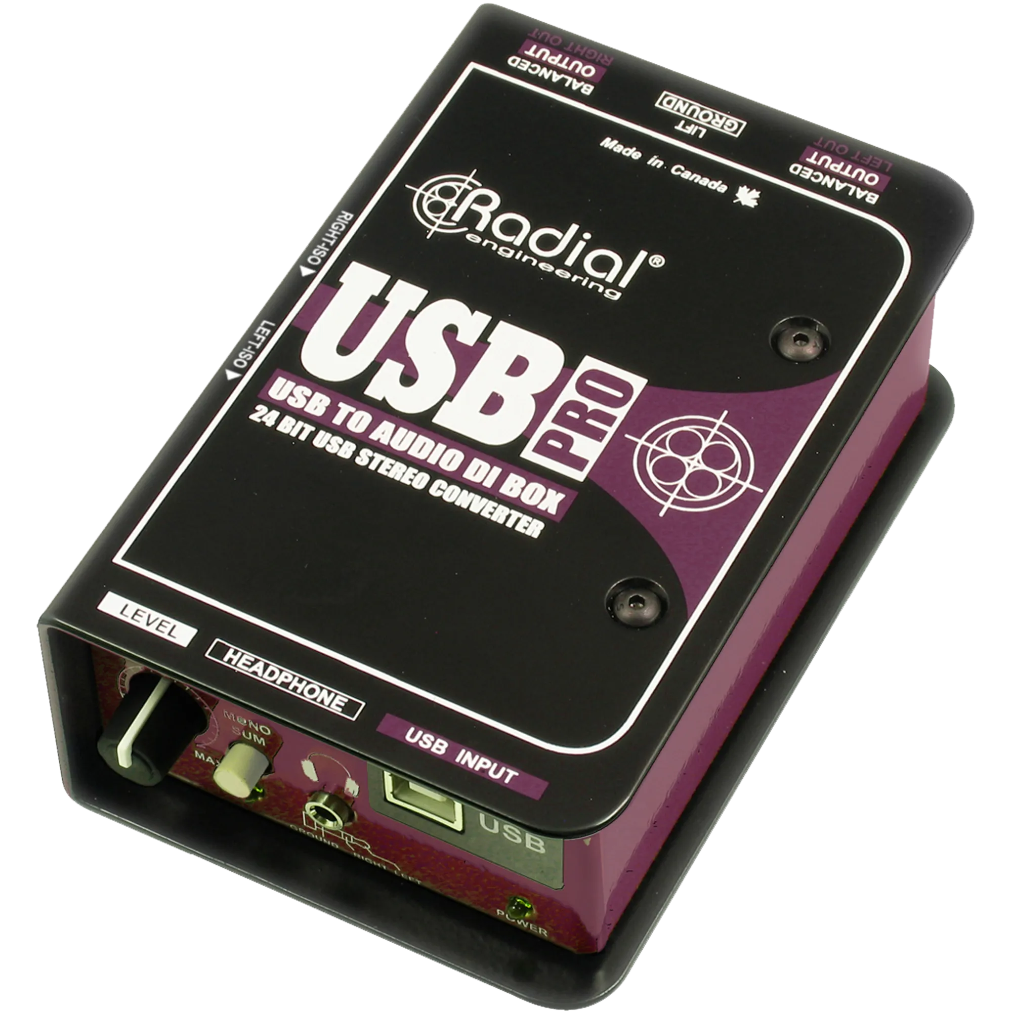 Radial USB Pro Digital Stereo Direct Box