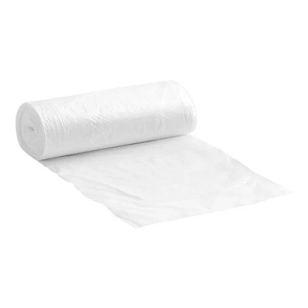 25 Count - Clear Trashbag Drawstring (Roll) 40 Gallon
