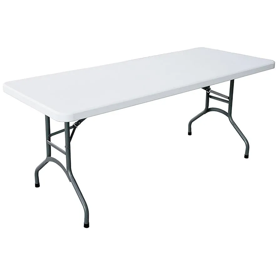 6' Table (Non Folding) Black
