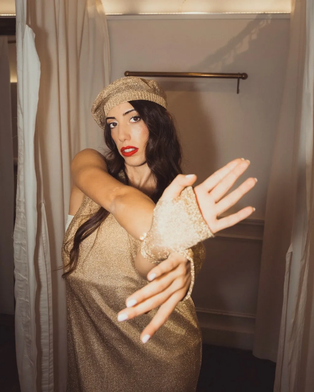 Guanti Glam Weave - Mela Wedding