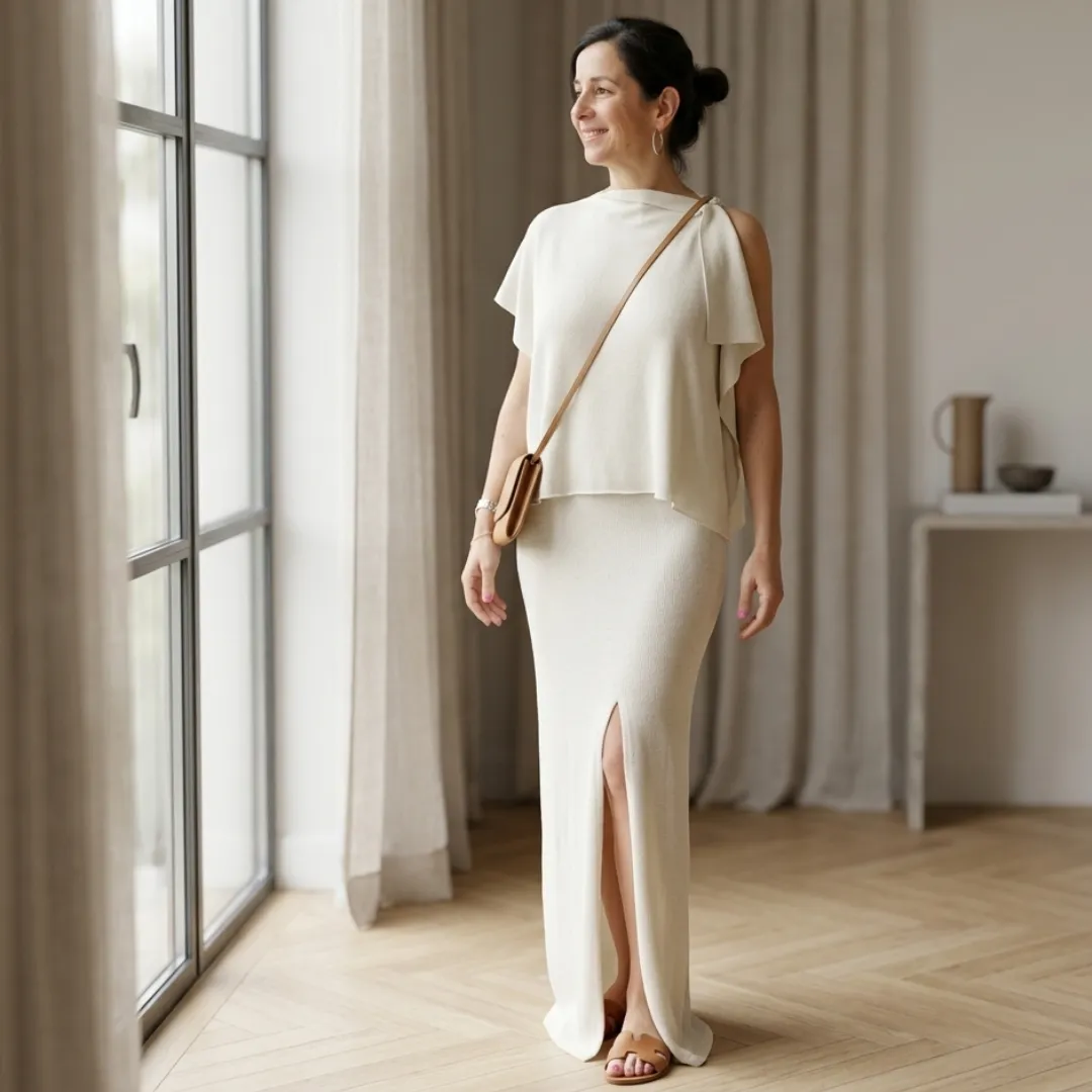 Aurea - Abito con spalla nuda