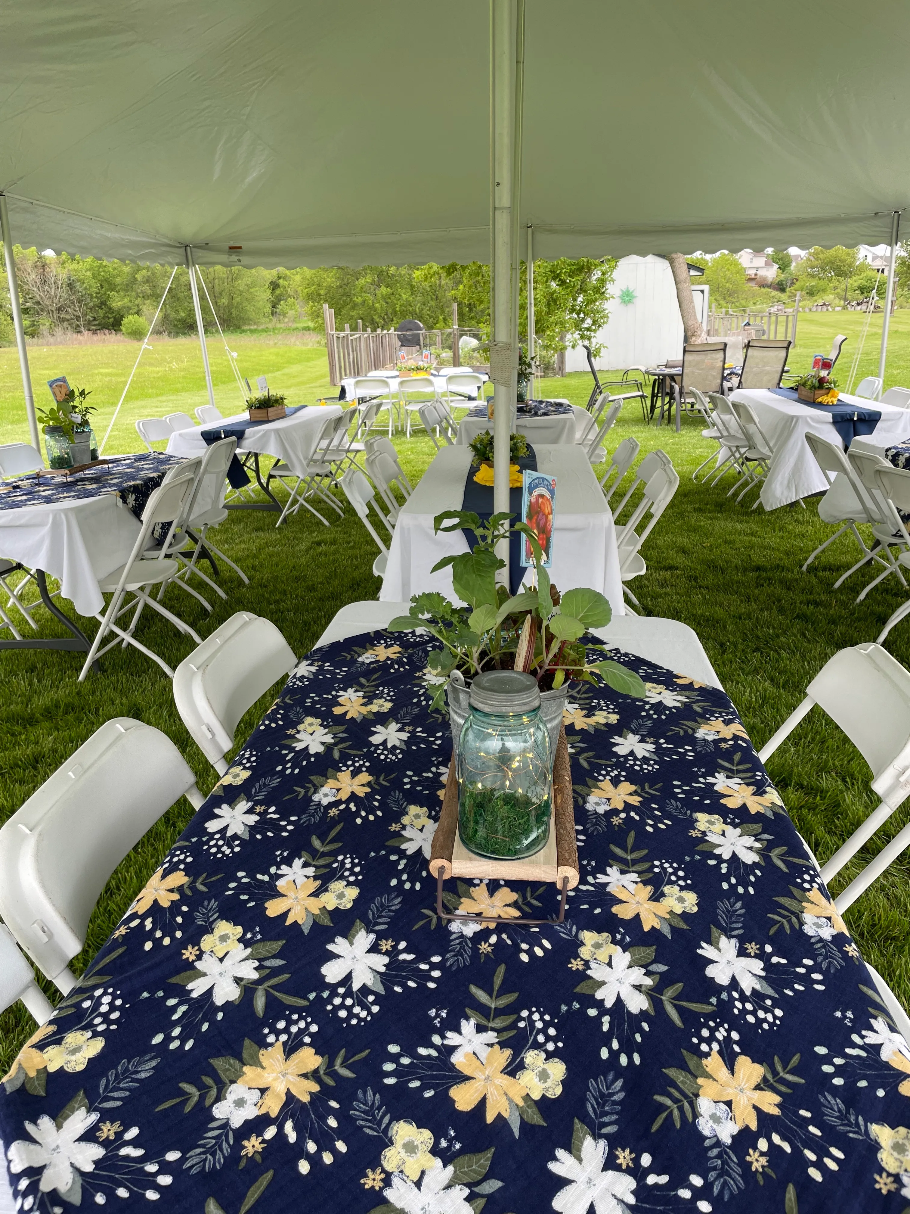 Tent, Tables, & Chairs