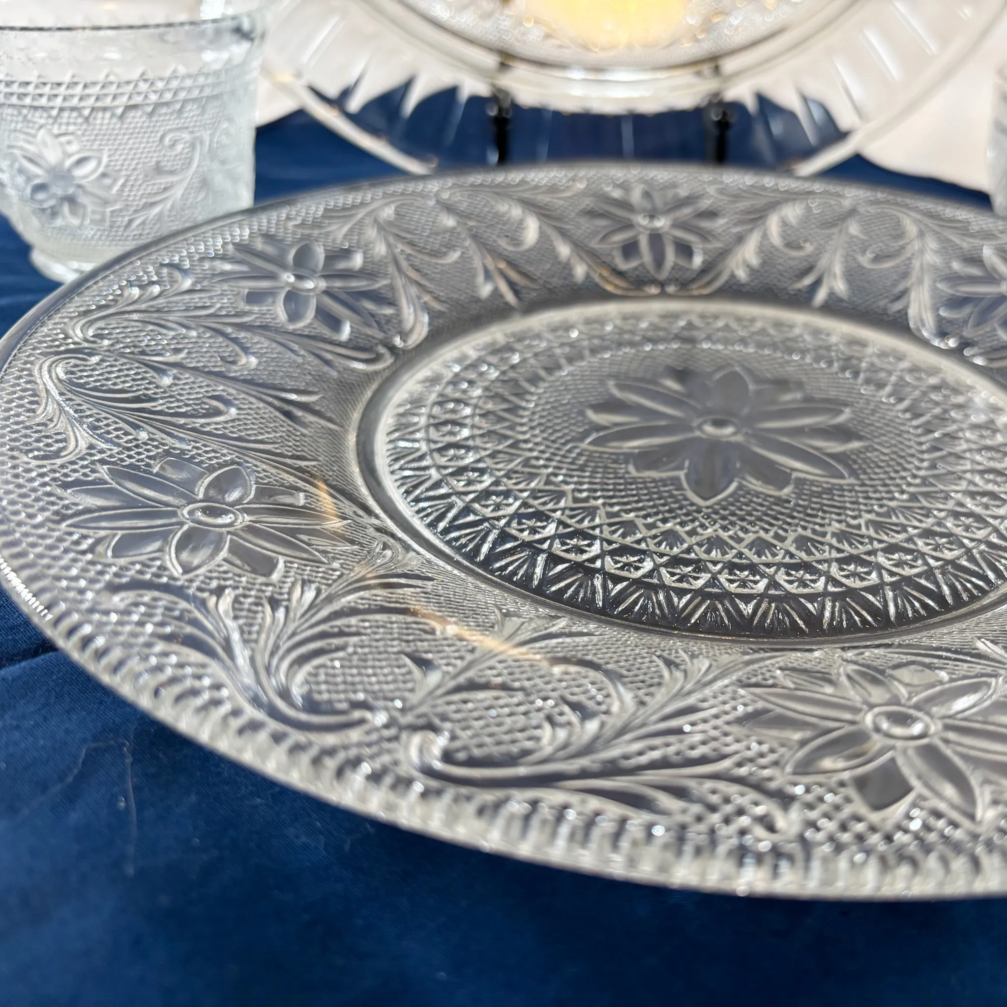 Tiara Clear Indiana Glass Set