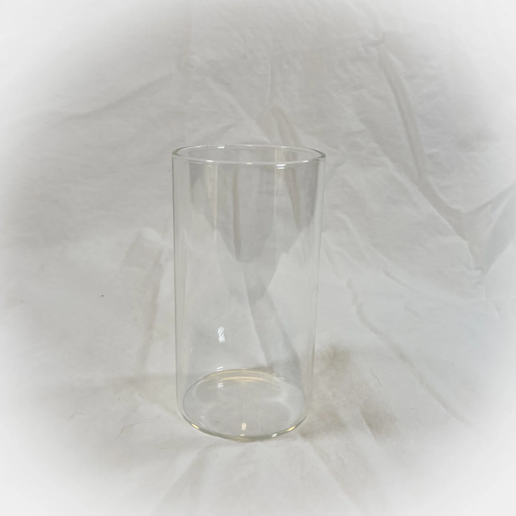 Glass Pillar Candle Holder/Vase 4.75"