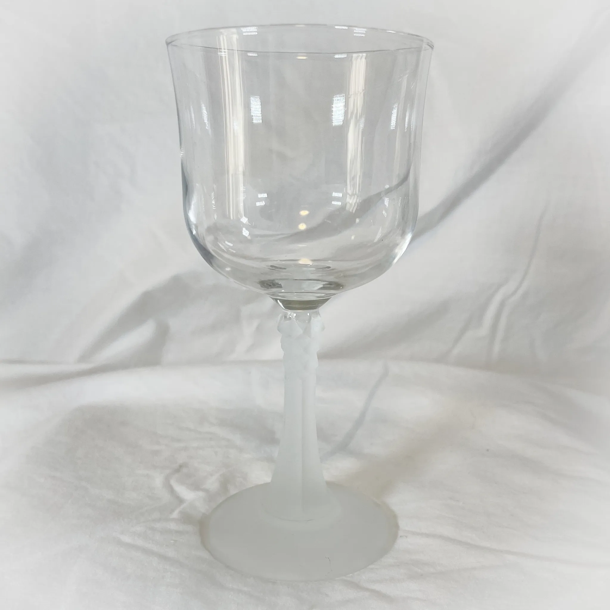 Frosted Stem Glasses