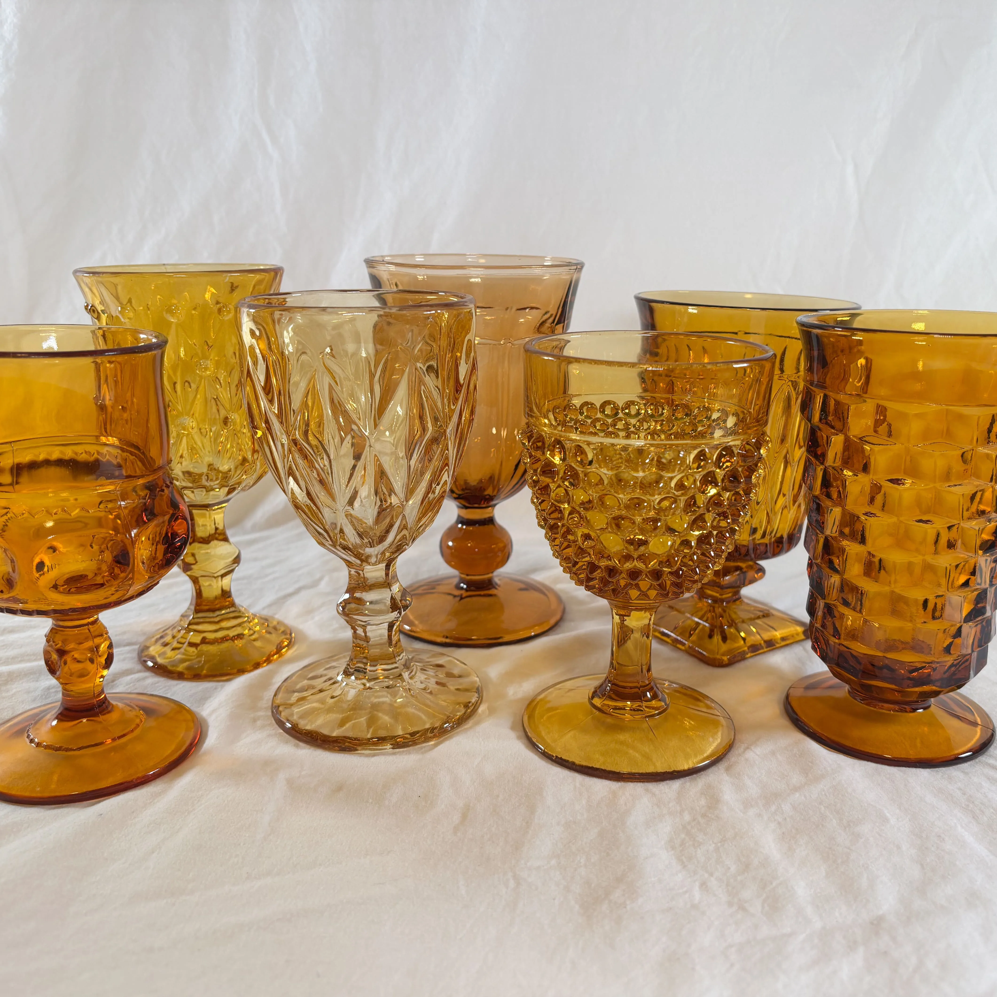Amber Goblets