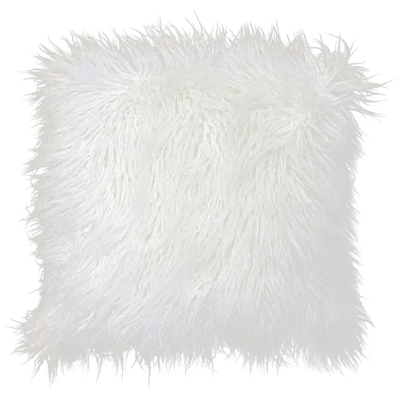 Pillow, White Fuzzy