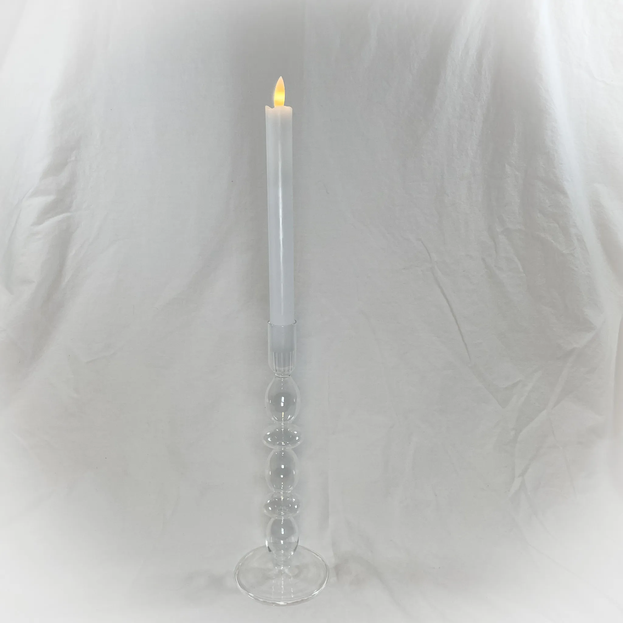 Delicate Crystal Candlesticks