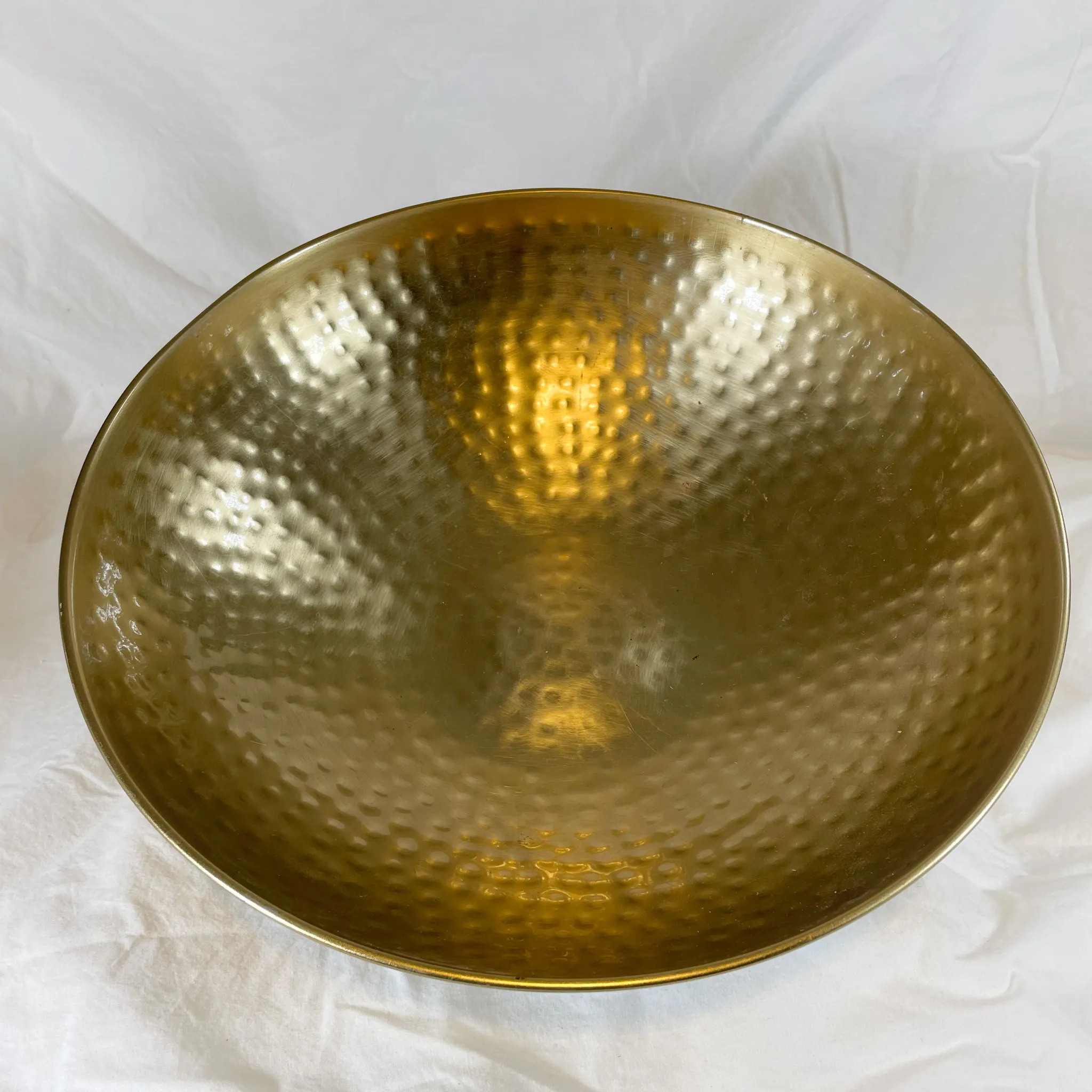 Hammered Gold Bowl