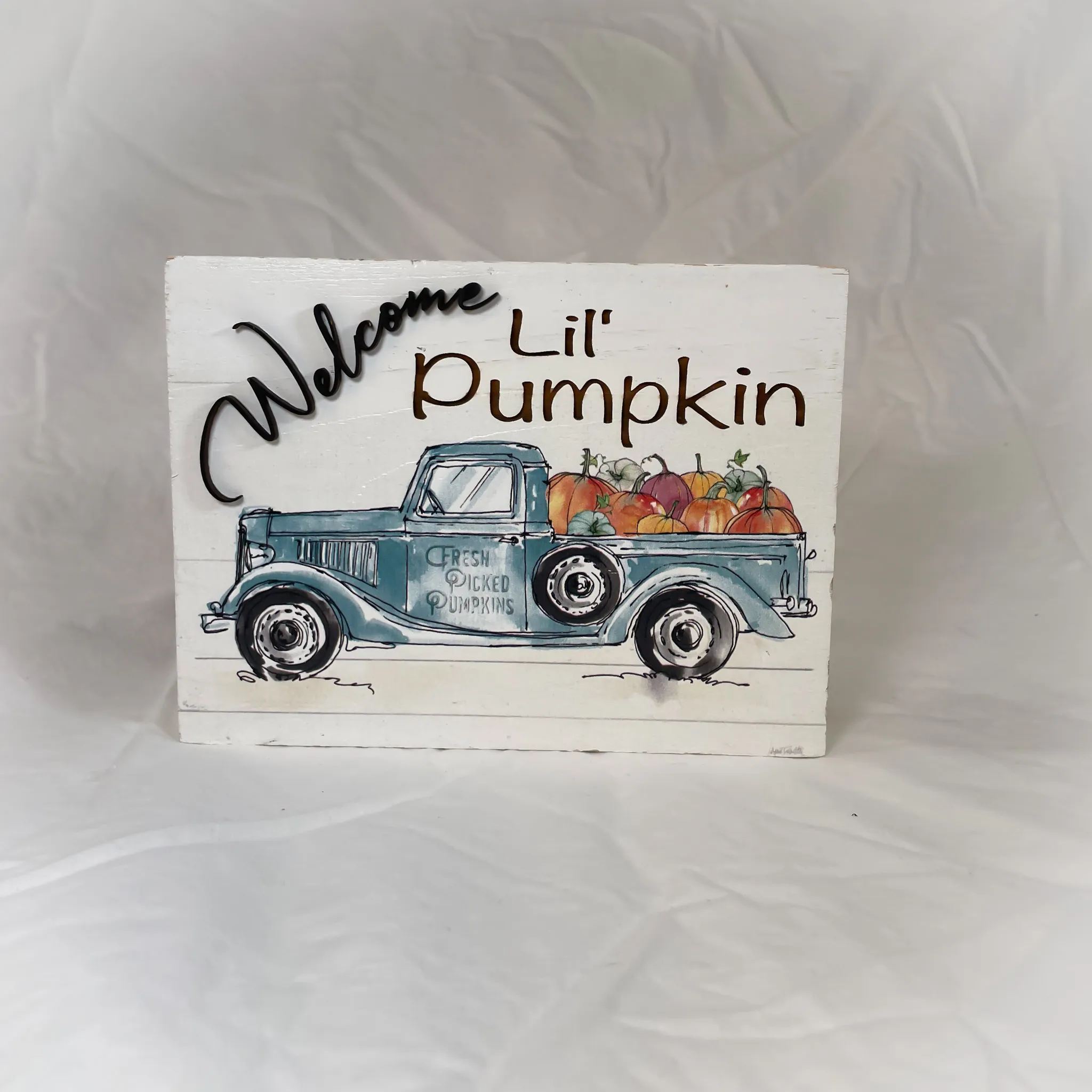 Welcome Lil' Pumpkin Sign