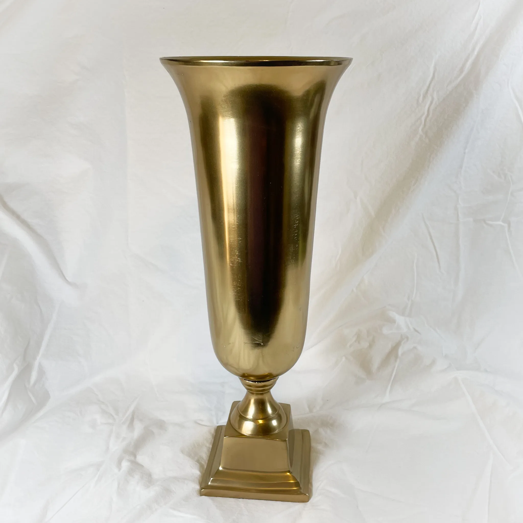 Tall Gold Vase