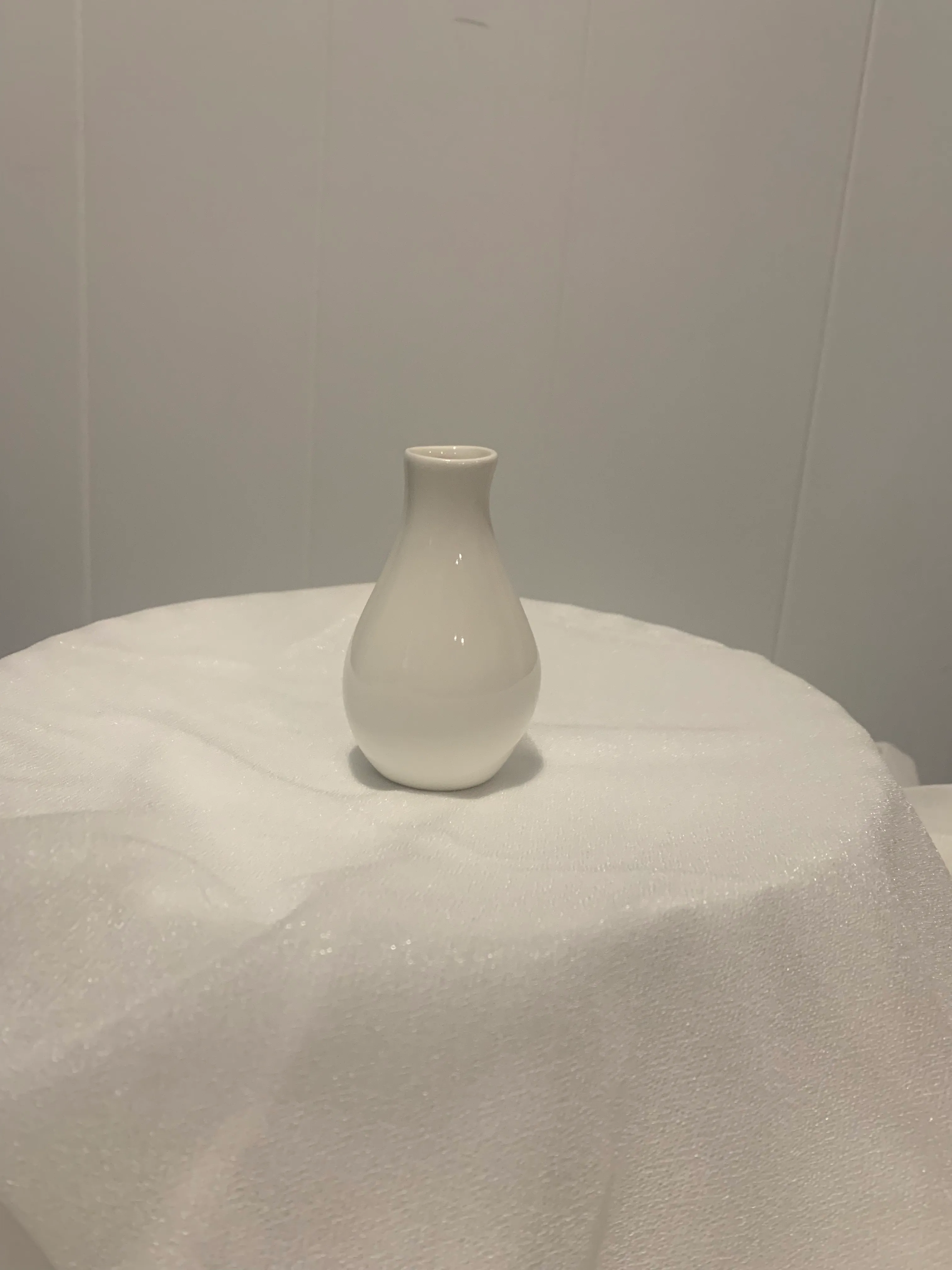 White Bud Vase 3.5"