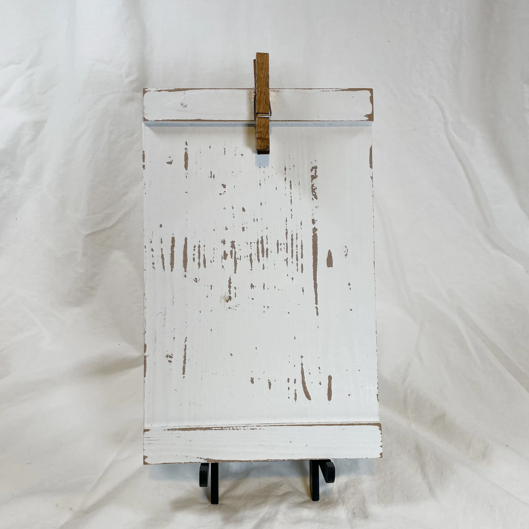 Small Rustic White Sign Display