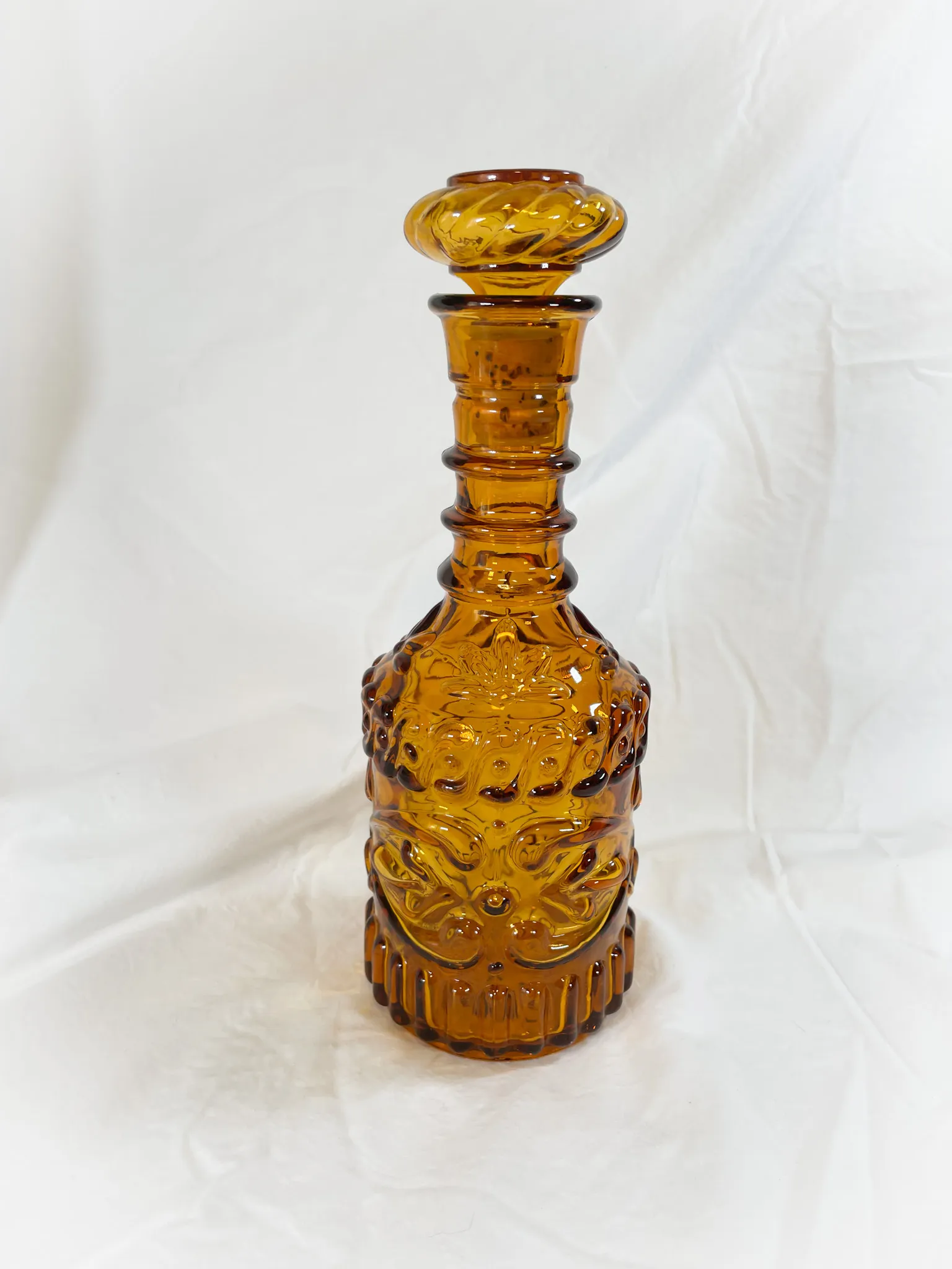 Amber Glass Decanter