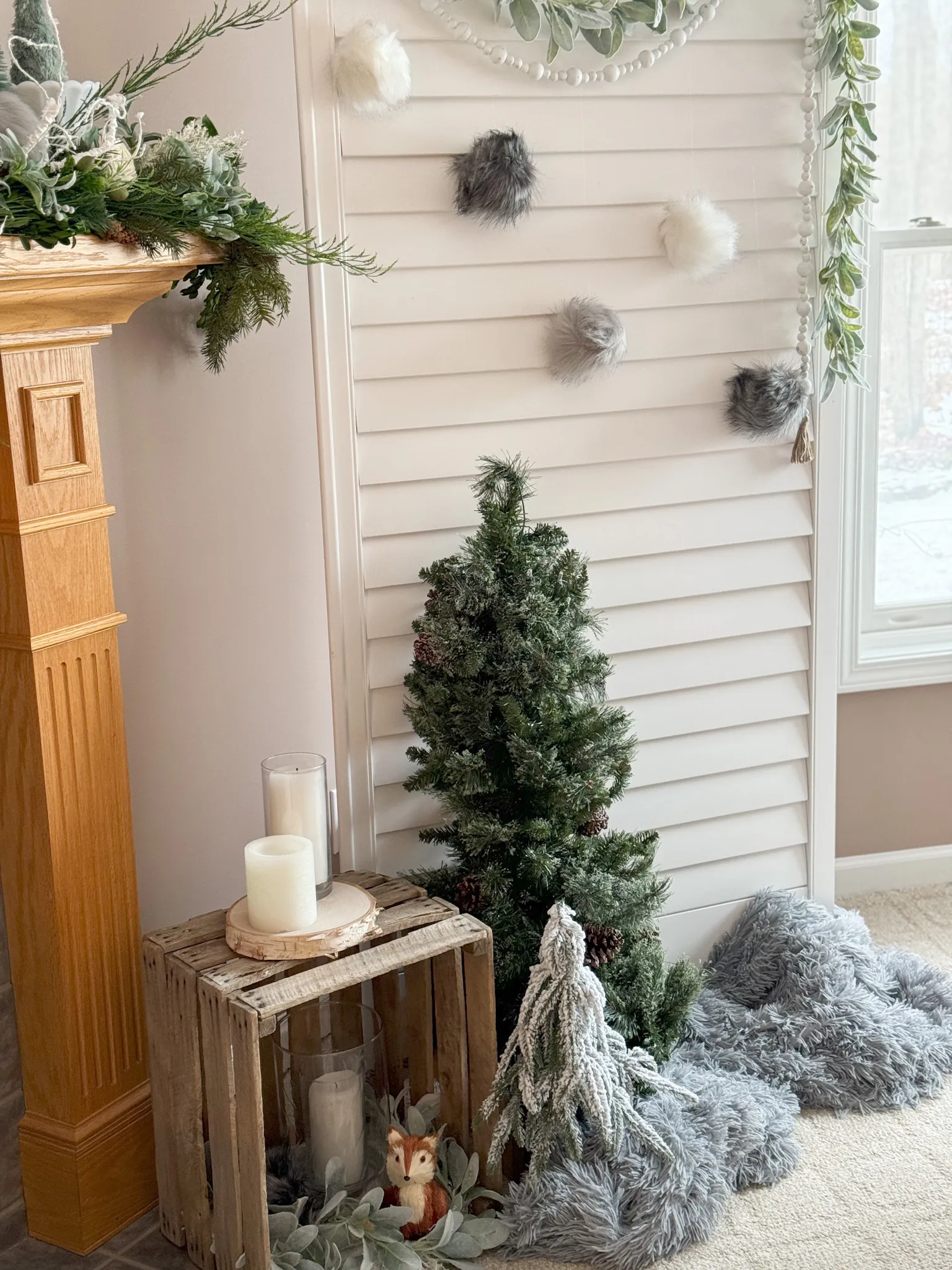 White Shutter Backdrop