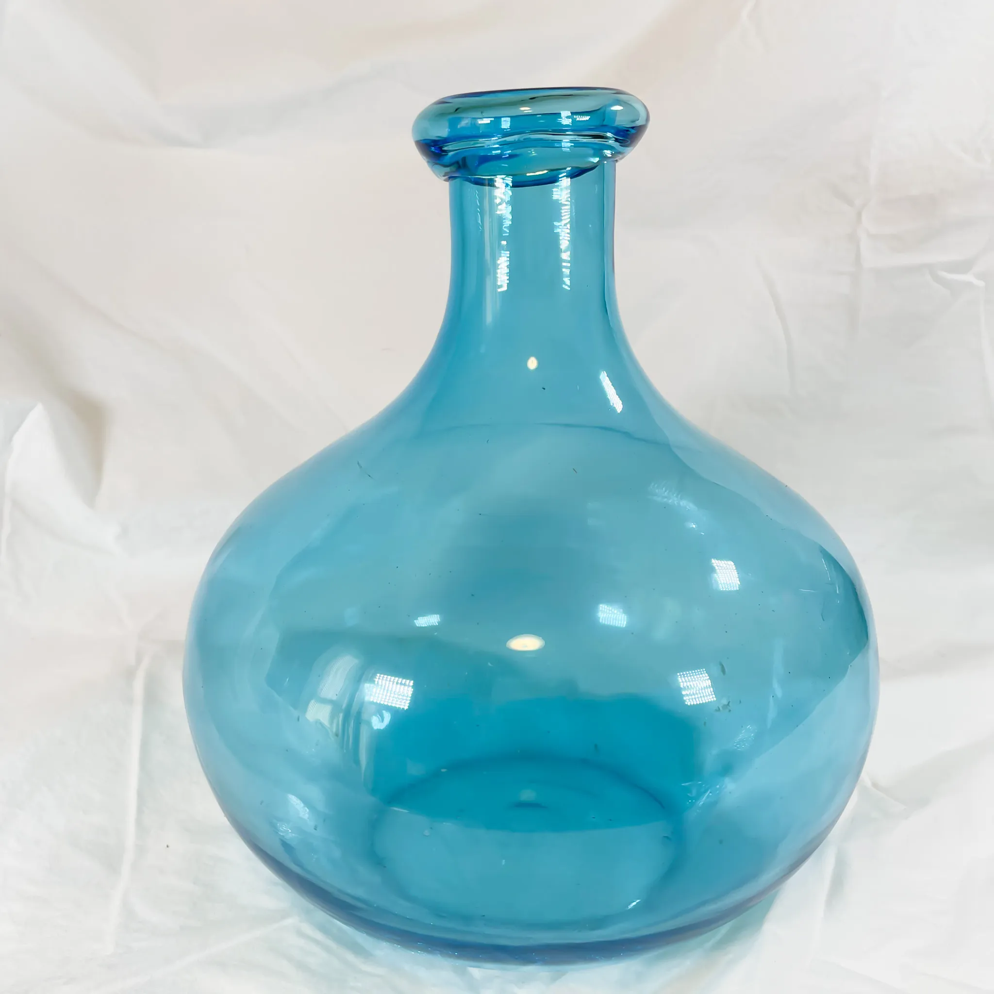 Blue Glass 12" Statement Piece