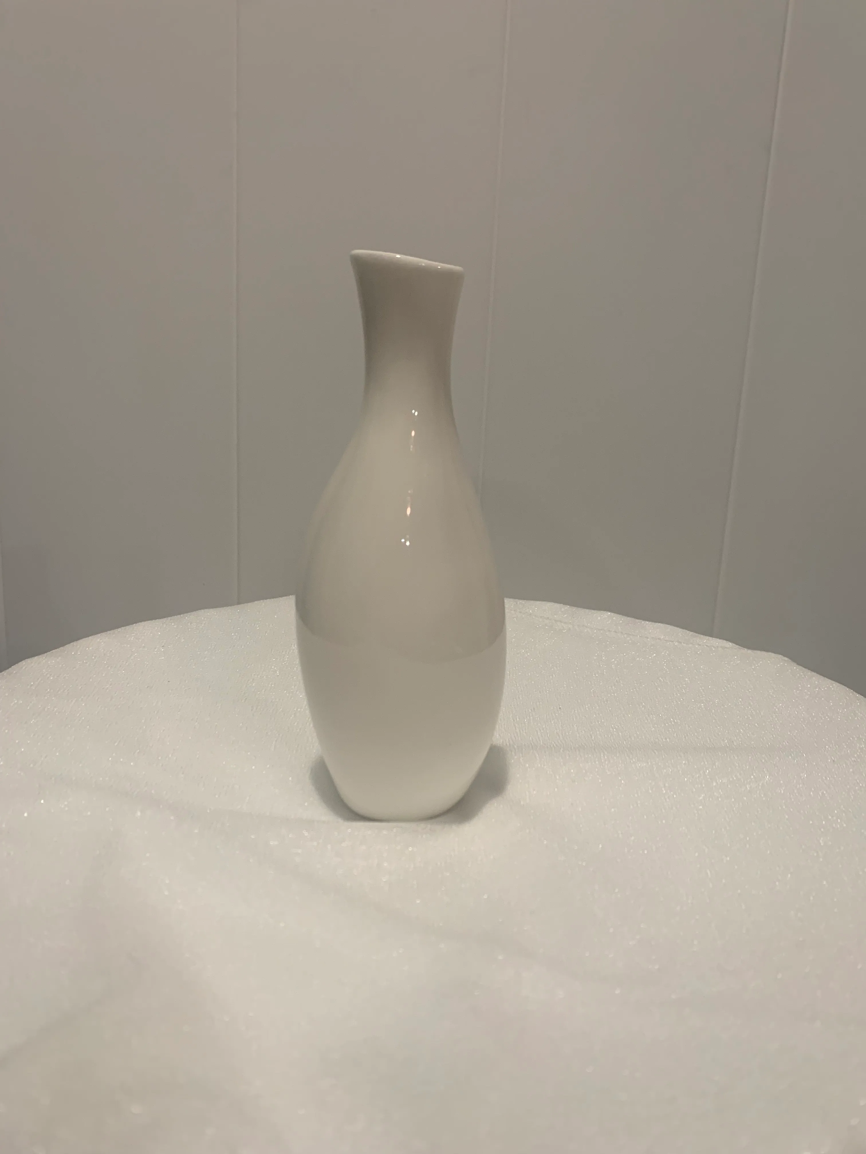 White Bud Vase 5.25"