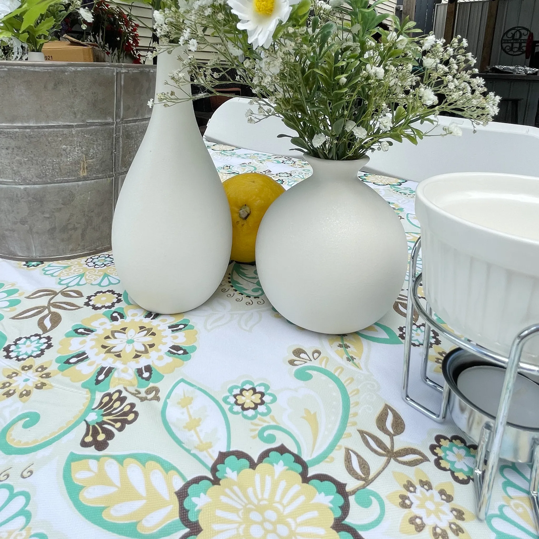 Paisley Flower Tablecloth