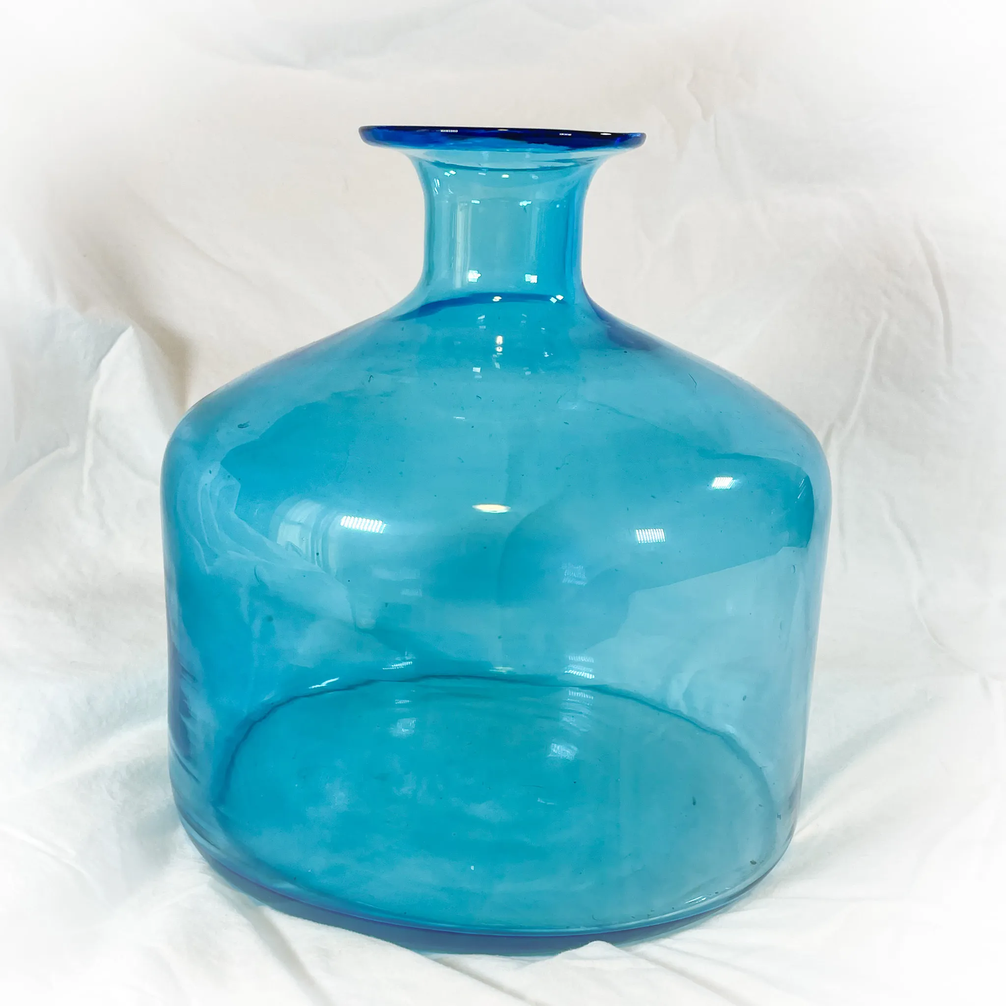 Blue Glass 9" Statement Piece