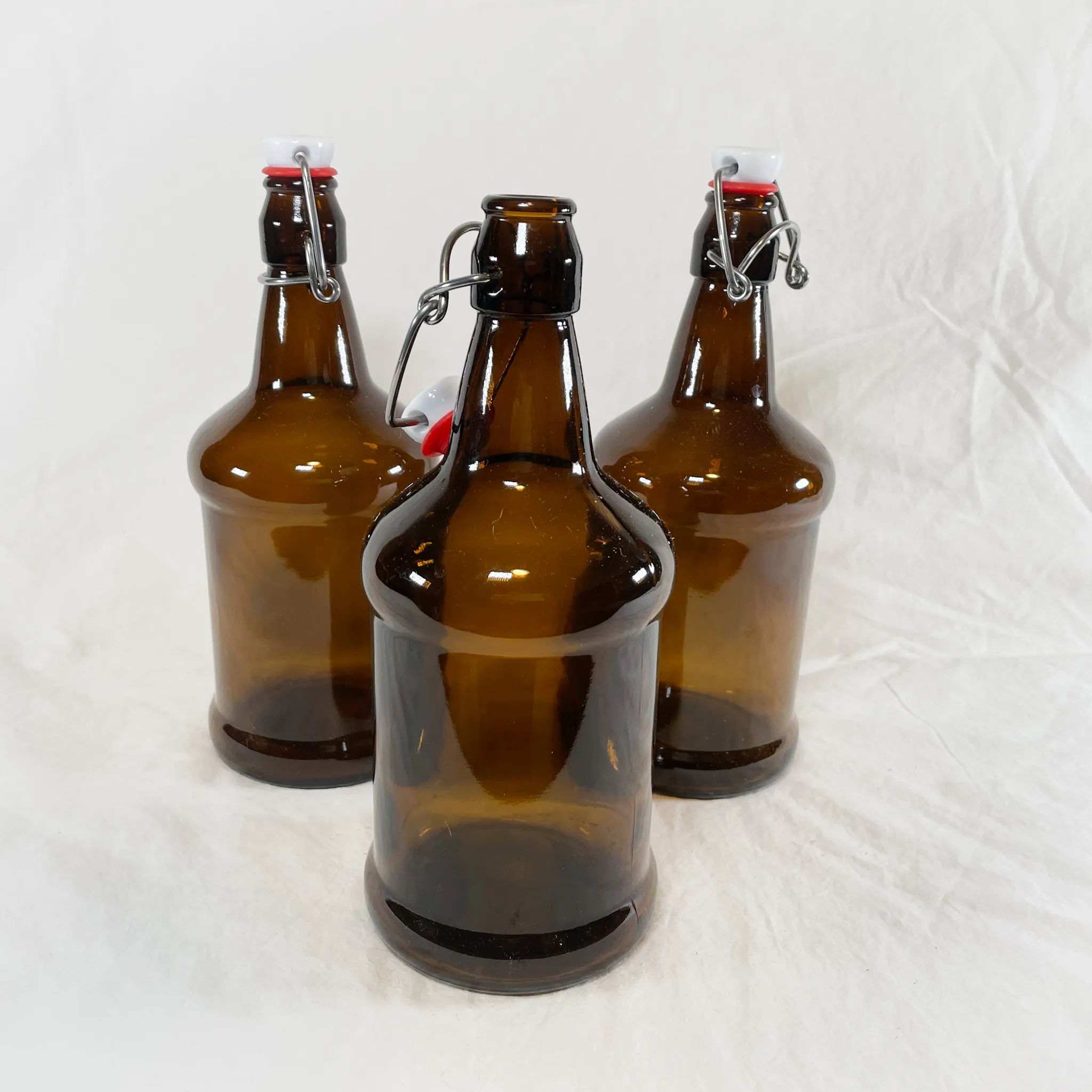 Amber Flip-top Bottle