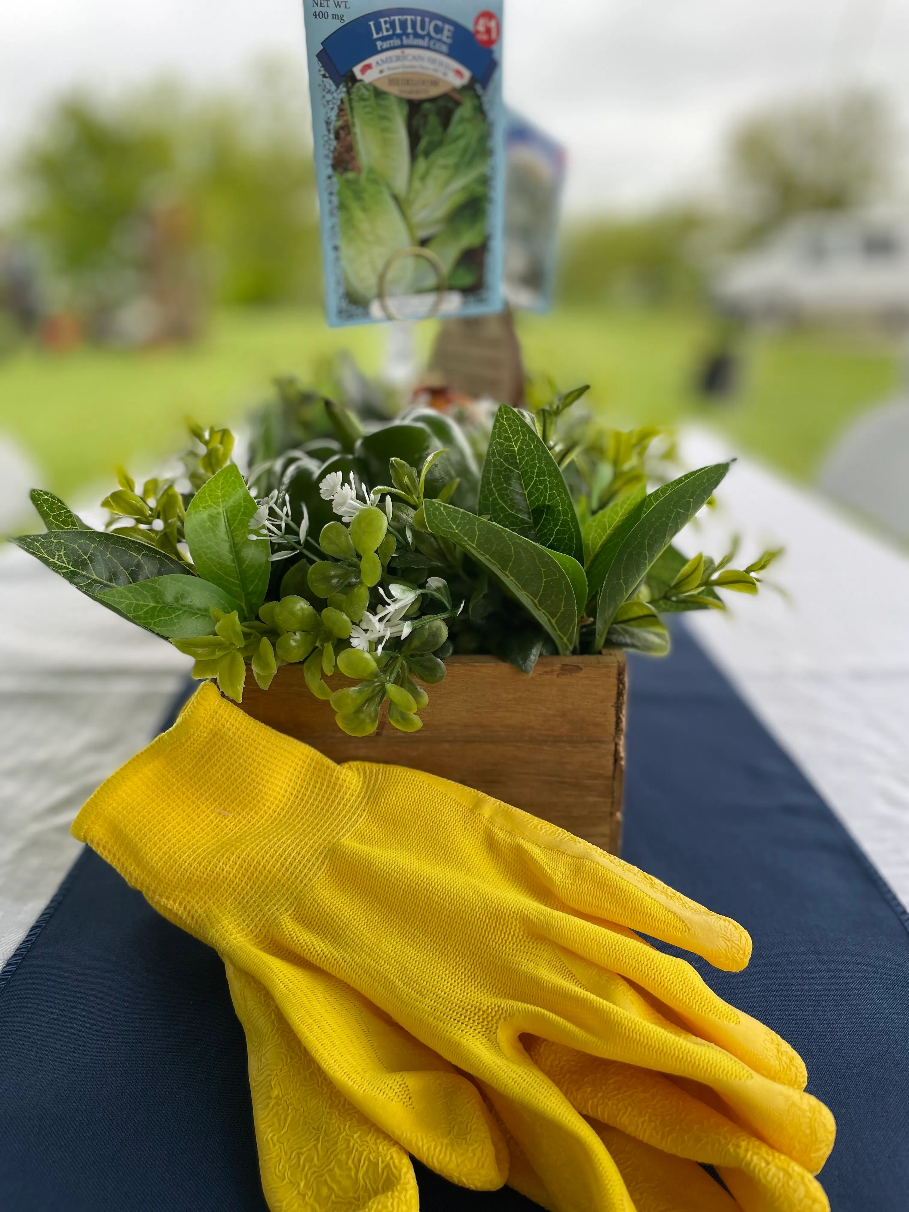 Yellow Garden Gloves