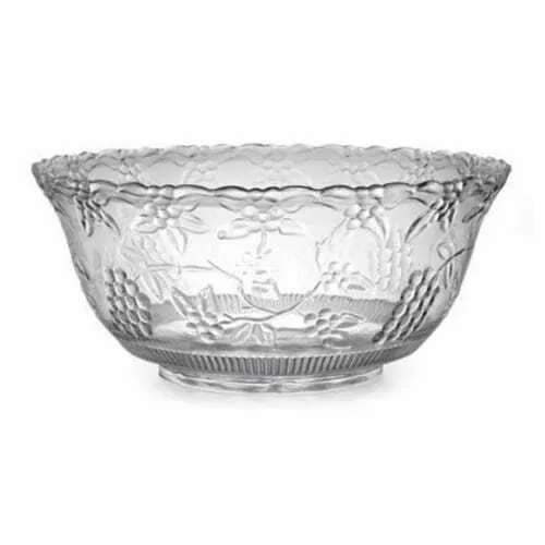 Assorted Clear Glass Punch Bowls