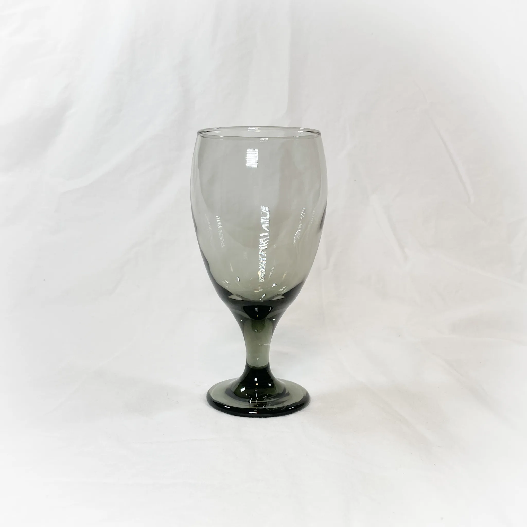 Smoky Black Goblet 12 oz.
