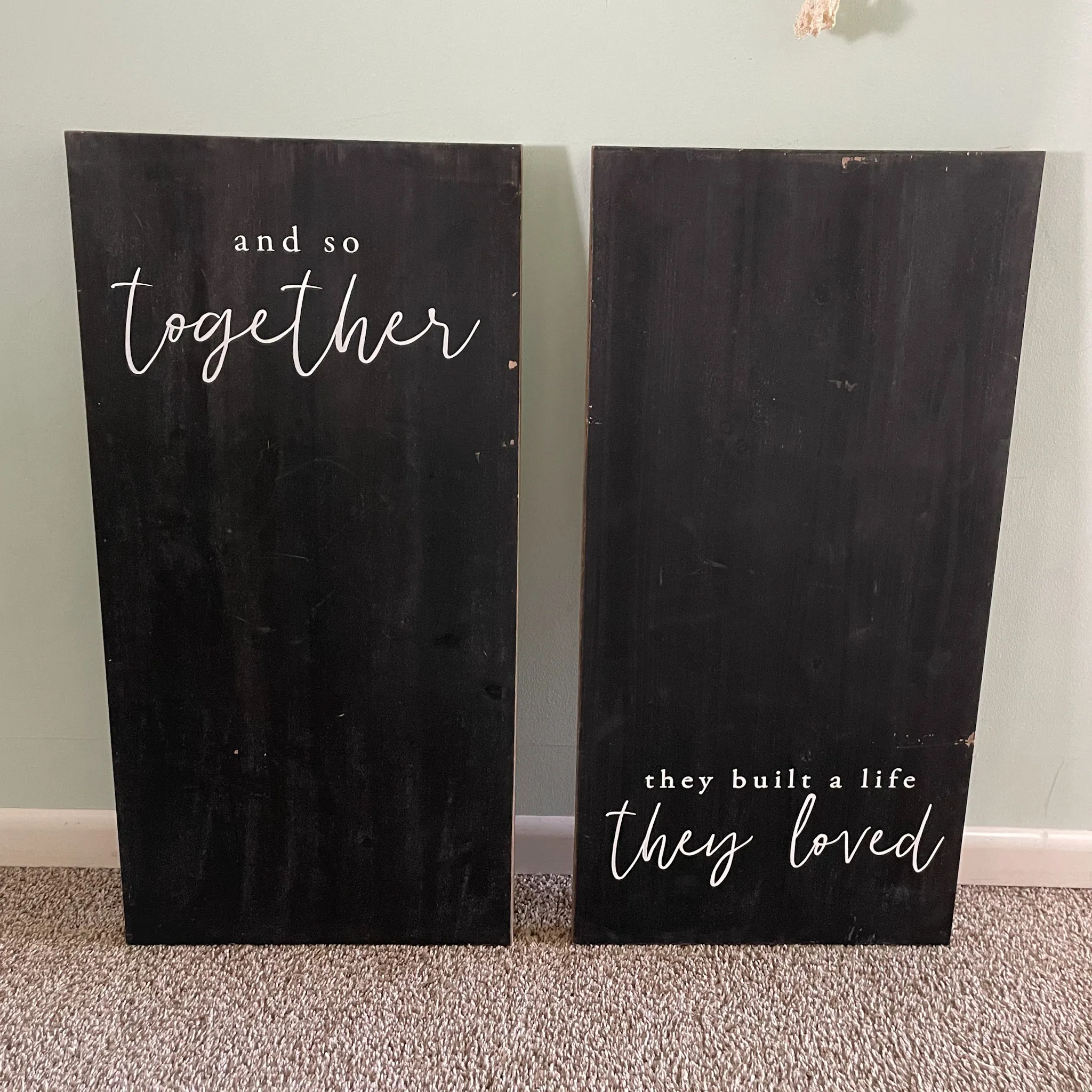 And So Together, sign