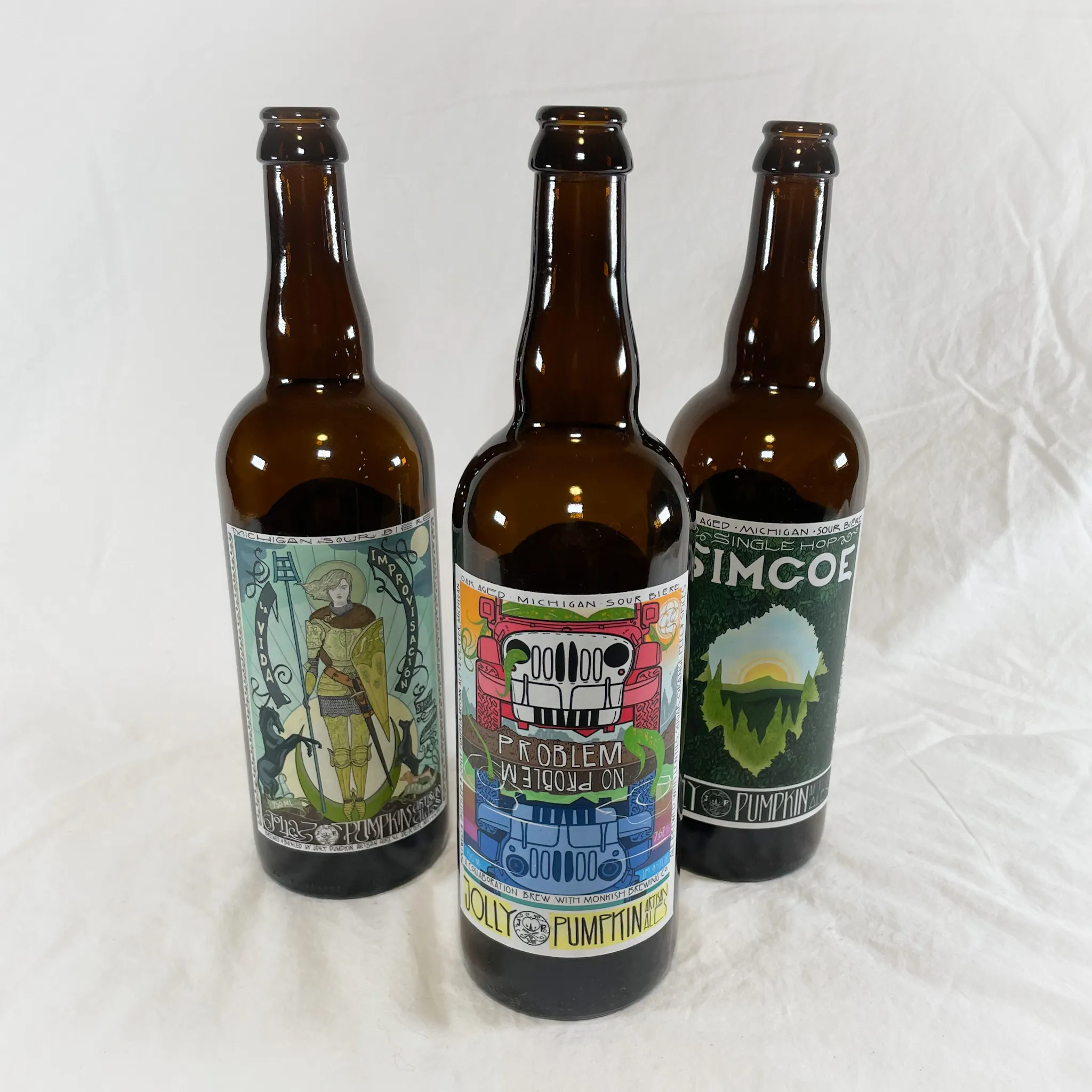 Amber Bottles w/Label