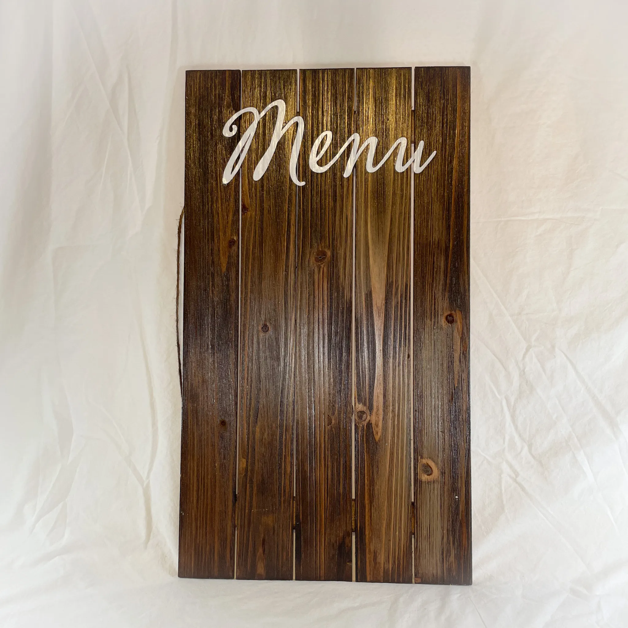 Wood Menu Sign