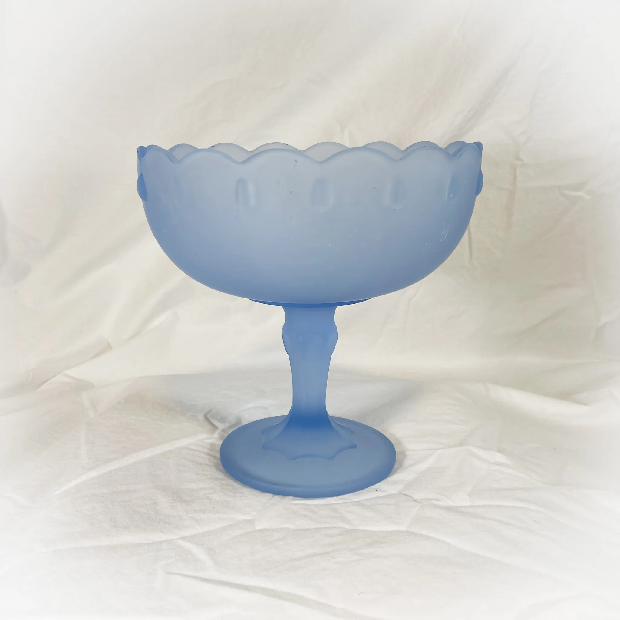 Frosted Blue Pedestal