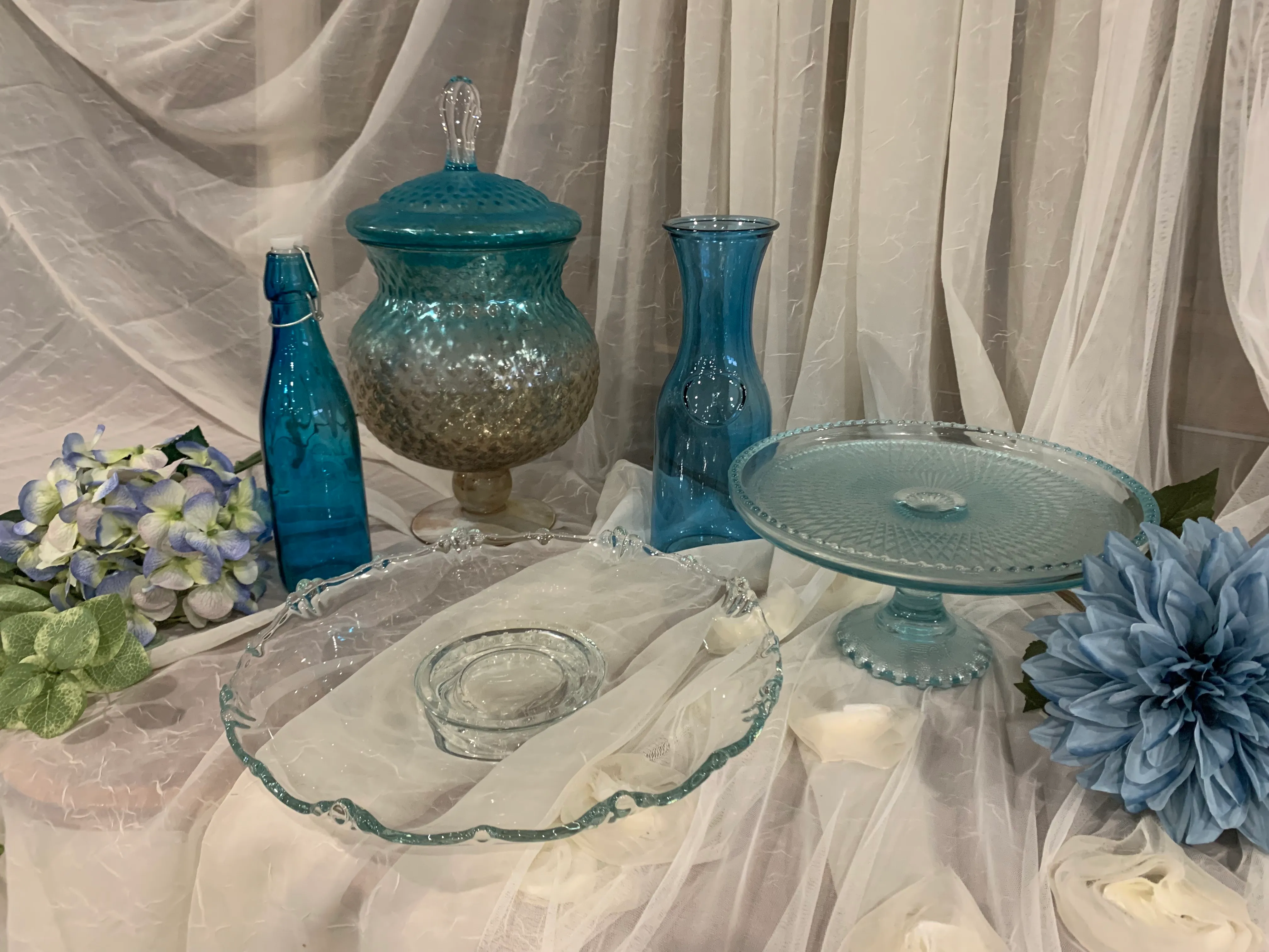Blue Glass Collection
