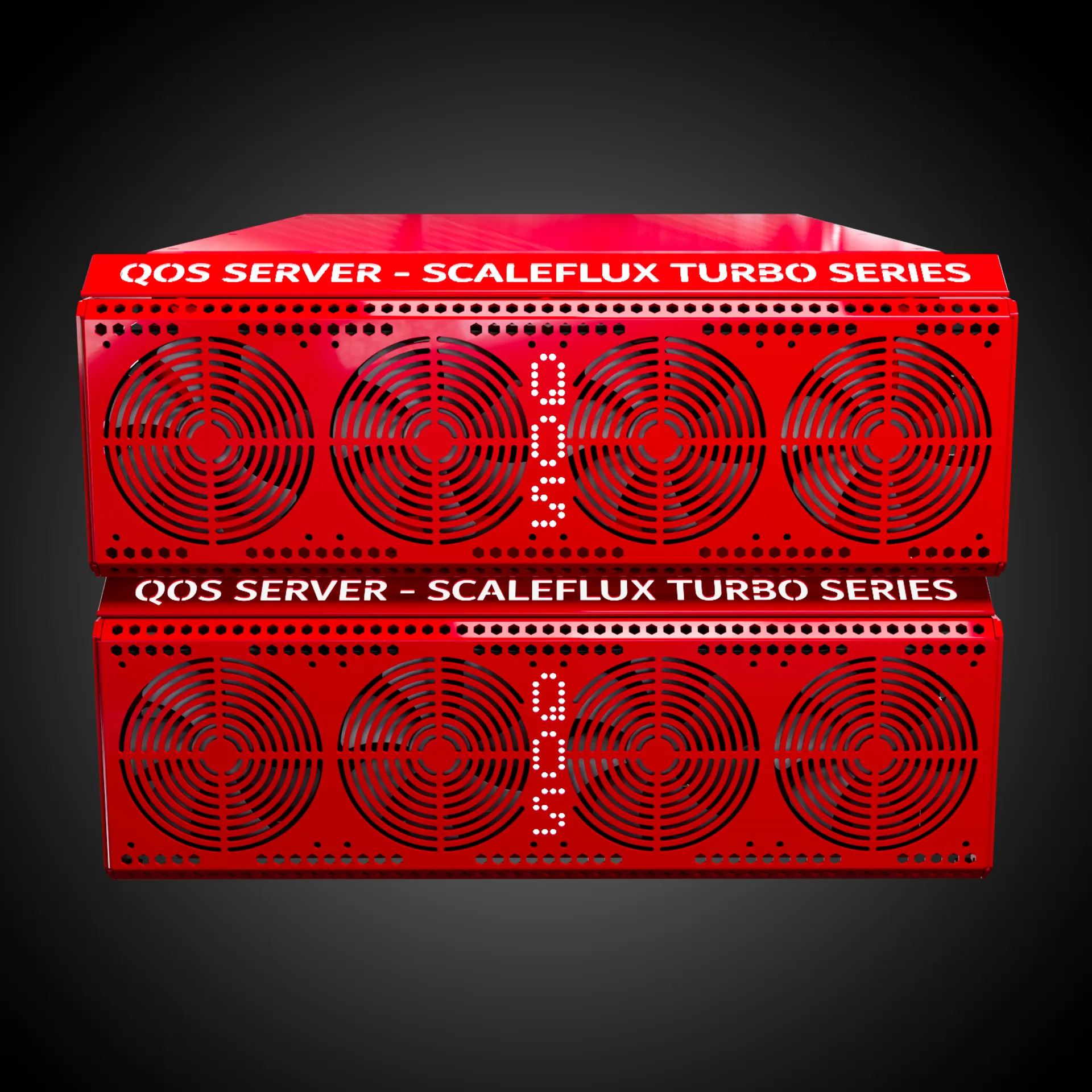 QOS-ScaleFlux™ Production SAN Box™ Super-Workstation 16 Bay Flash  System