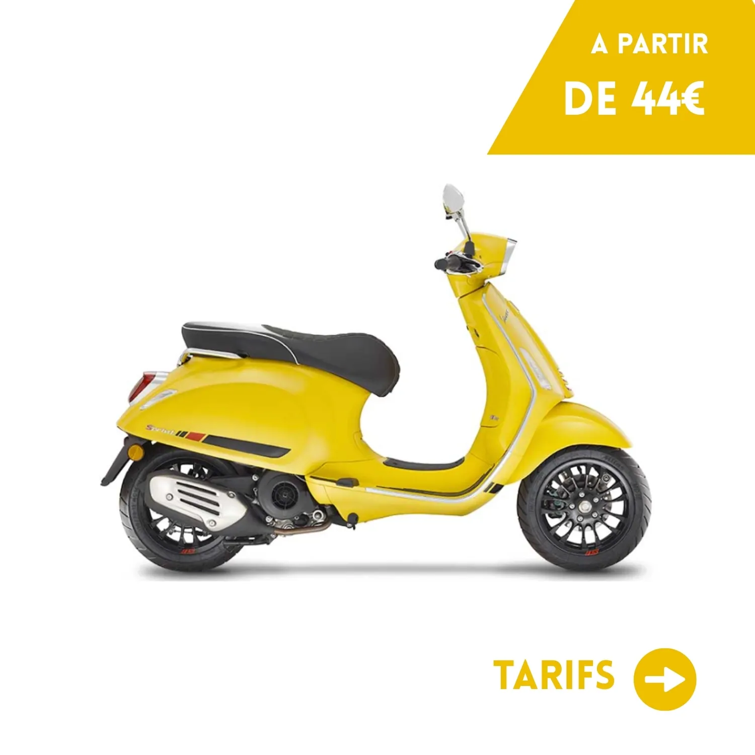Vespa Sprint 50cc Jaune ou Marron