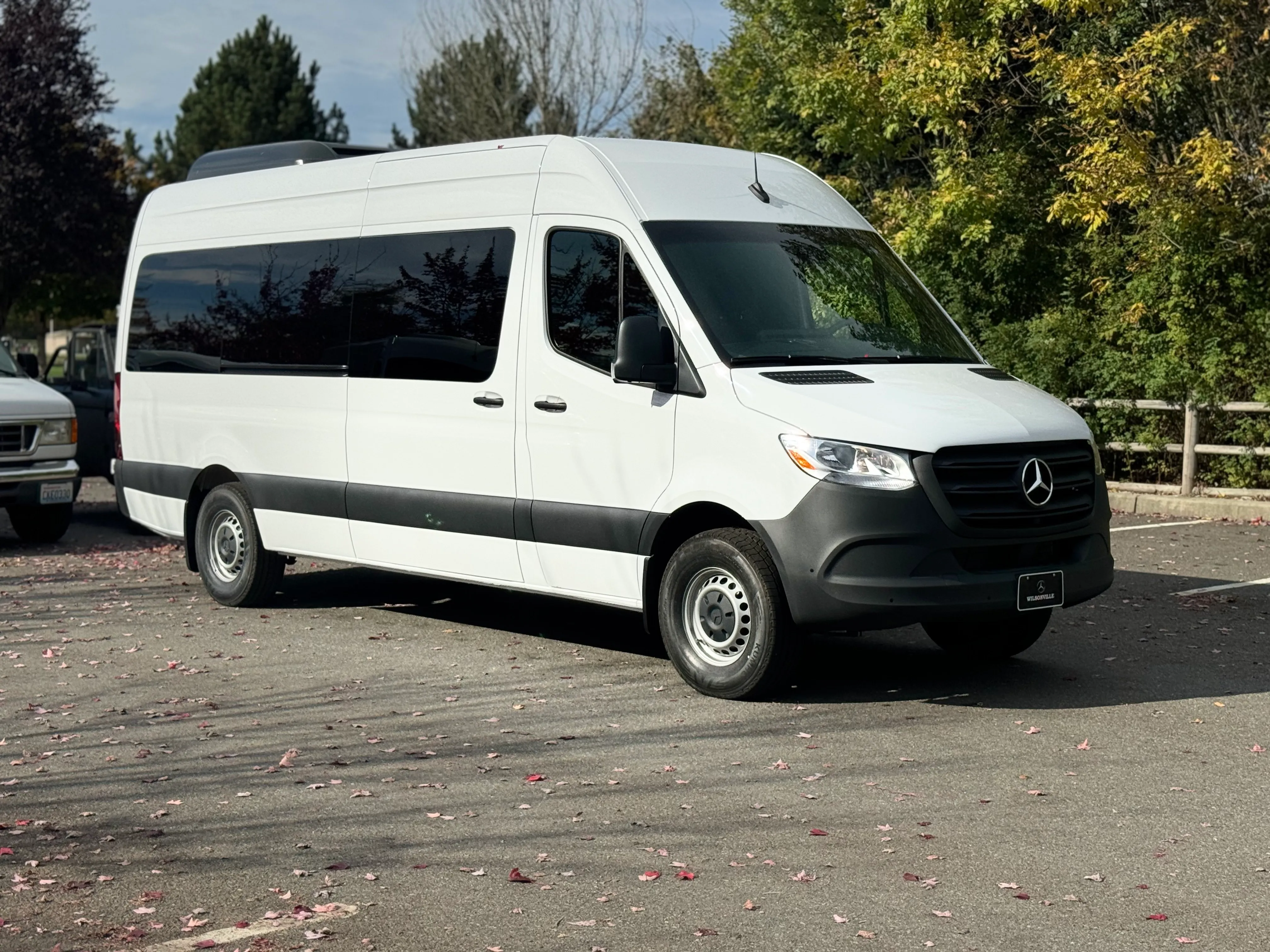 2024 White Mercedes Sprinter - 15 Passenger