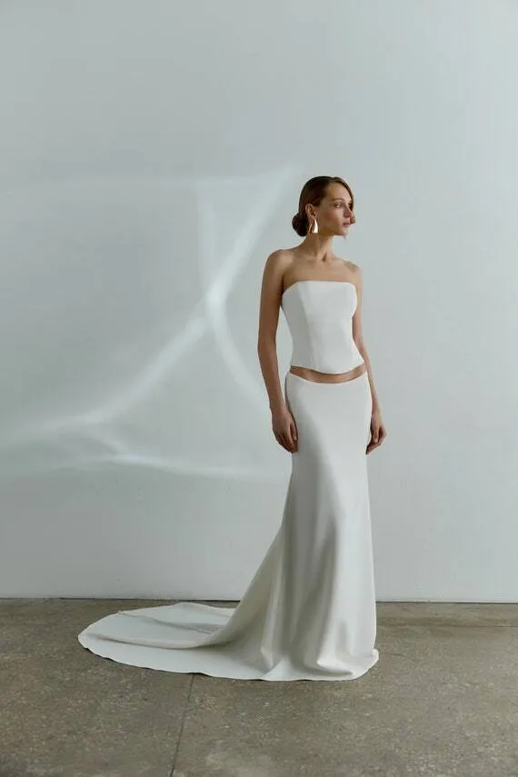 Bridal Silk Two Piece 