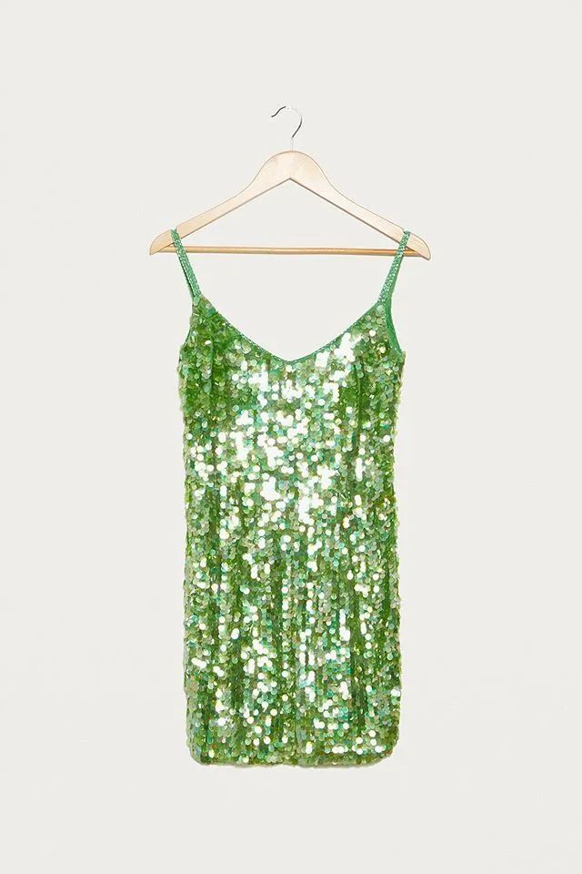 Pretty Little Thing Green Slip 