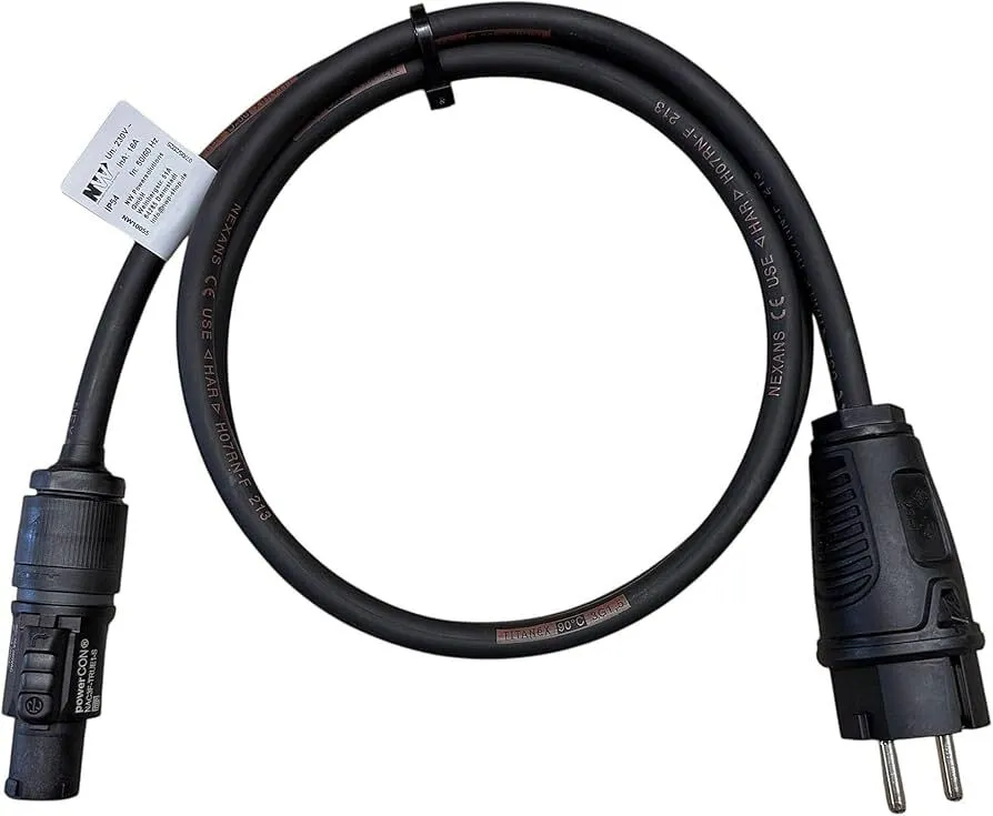 power CON AC Power Cable (6m) (EU SCHUKO)