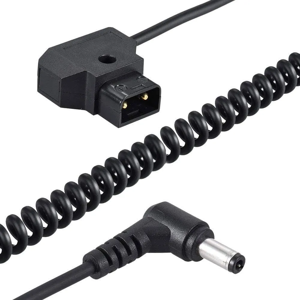 Coiled Dtap to 2.1mm DC Power cable 2.0m