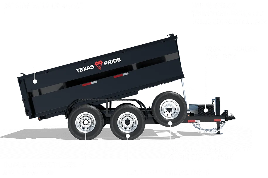 14'' Dump Trailer Texas Pride 