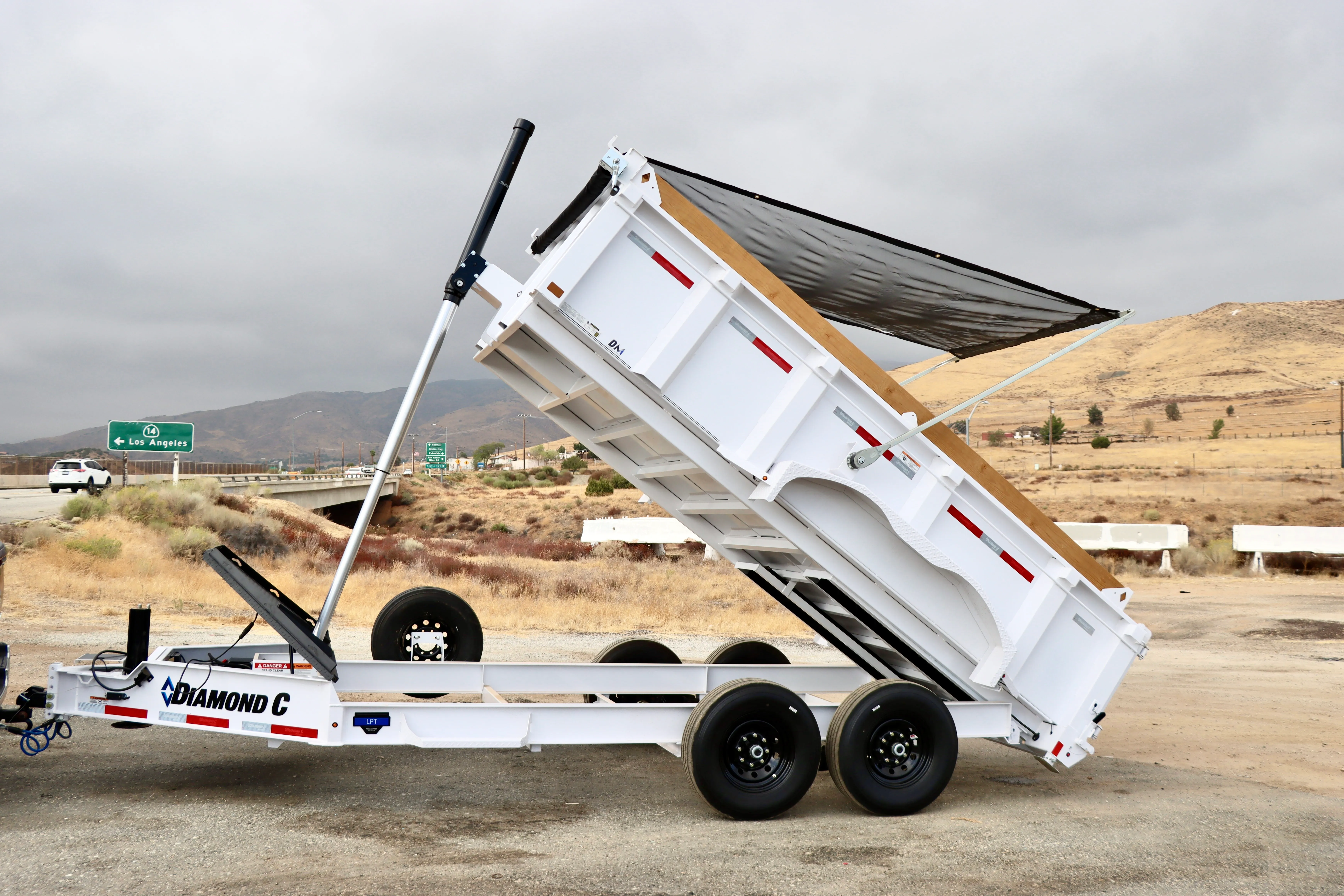 2025 Diamond C LPT Dump Trailer 14' X 8' X 3'