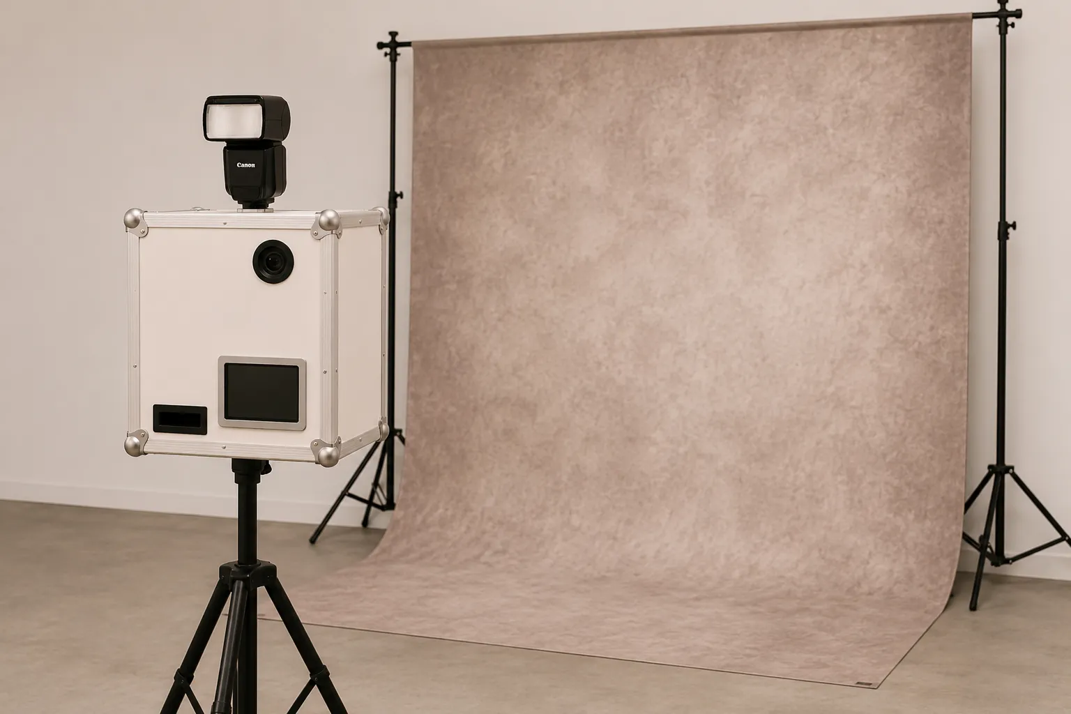 Fotobox Basic Bundle + Hintergrund