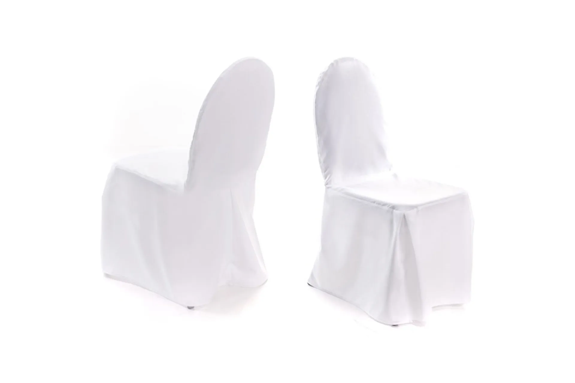 Stuhlhusse weiß schlicht