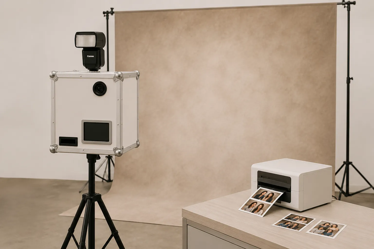 Fotobox Premium Bundle + Hintergrund