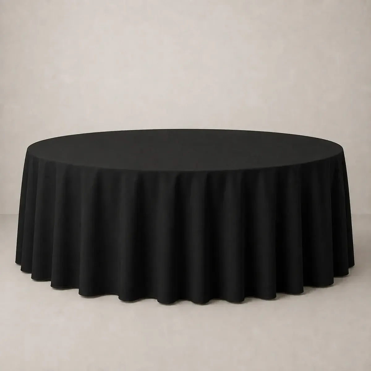 Table Cloth - Black - Round 320cm