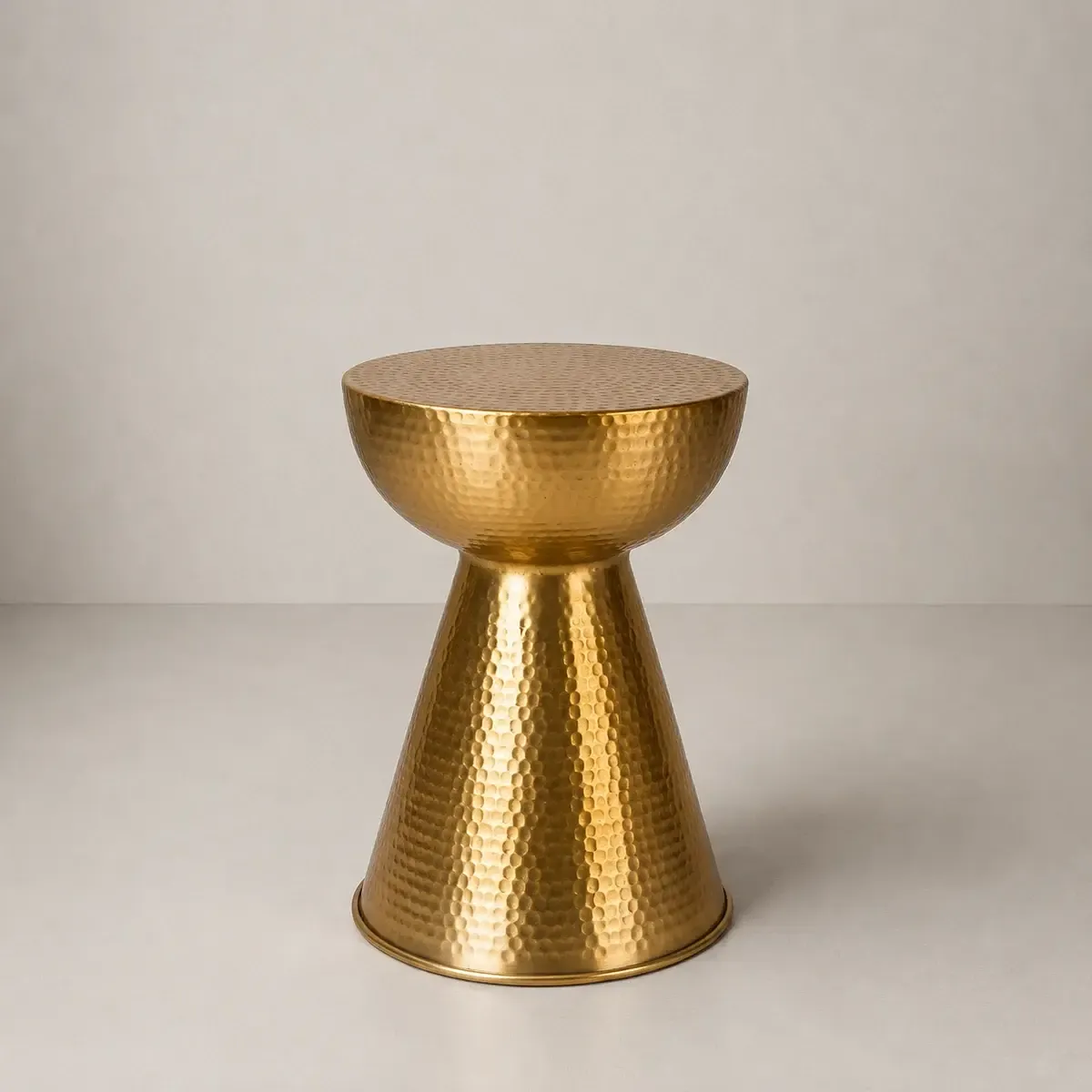 Gold Drum Coffee Table