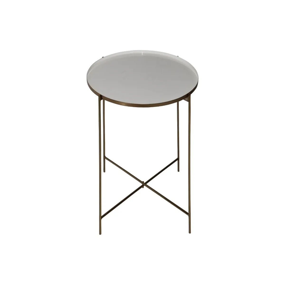 Coffee Table Gold/White