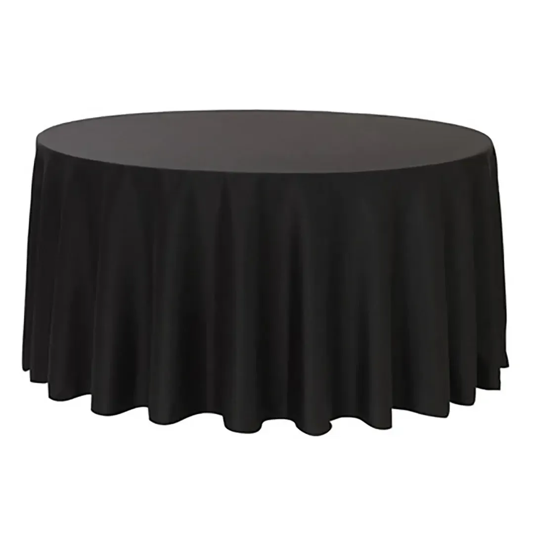 Table Cloth - Black - Round 320cm