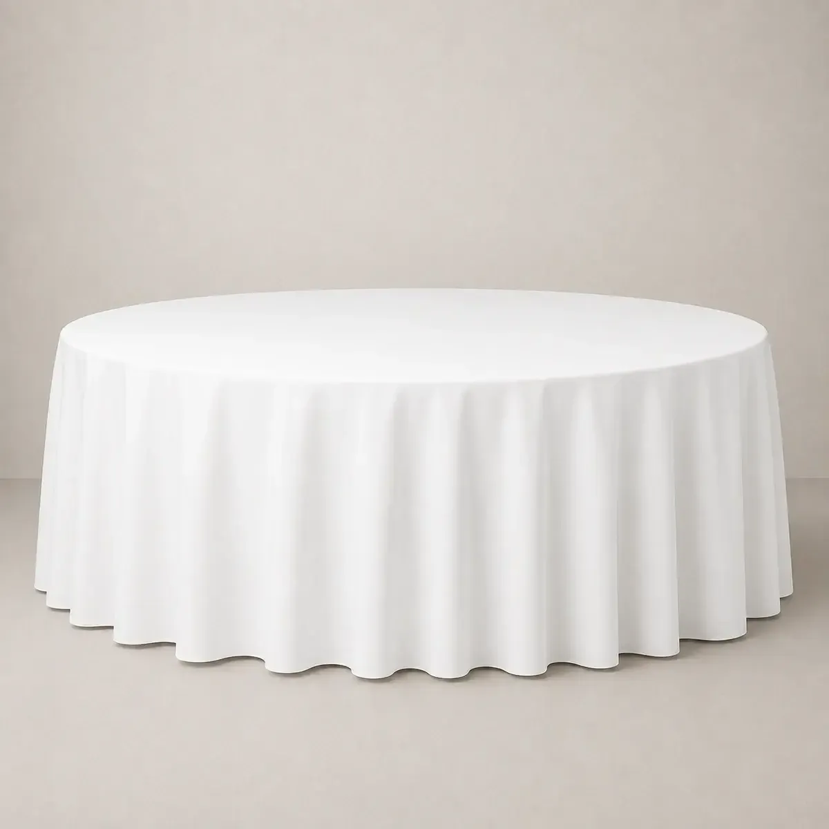 Table Cloth - White - Round 320cm